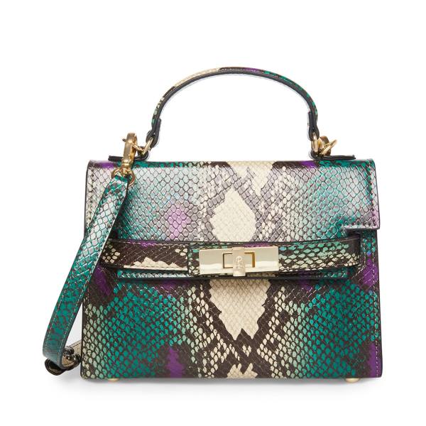 Bolsas Crossbody Steve Madden Bdignify Snake Feminino Roxo Serpentine | SM-645ZE