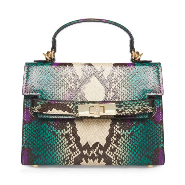 Bolsas Crossbody Steve Madden Bdignify Snake Feminino Roxo Serpentine | SM-645ZE