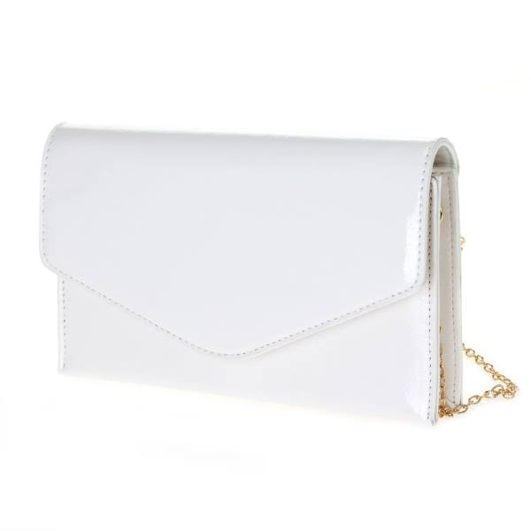 Bolsas Crossbody Steve Madden Bworldly Envernizados Feminino Branco | SM-671ZC