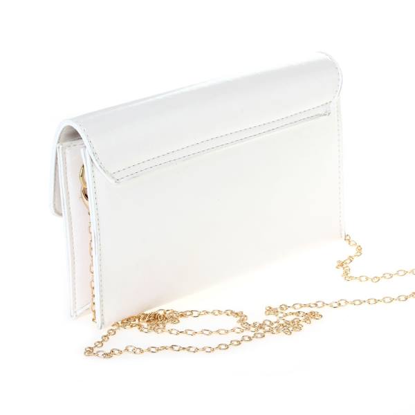 Bolsas Crossbody Steve Madden Bworldly Envernizados Feminino Branco | SM-671ZC