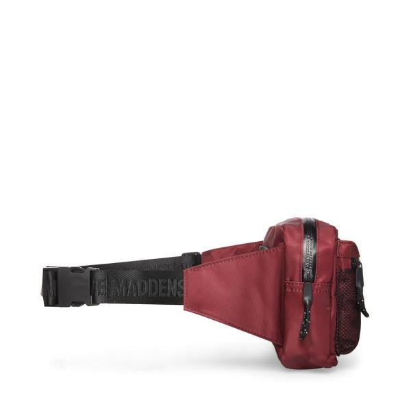 Bolsas De Mao Steve Madden Mesh Fanny Pack Burgundy Masculino Bordeaux | SM-450OP