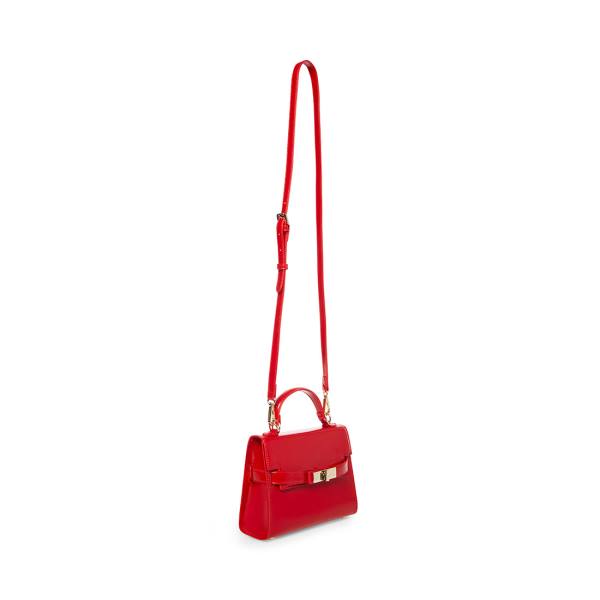 Bolsas De Ombro Steve Madden Bdignify Envernizados Feminino Vermelhas | SM-148QK