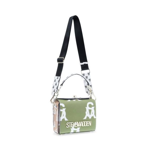 Bolsas De Ombro Steve Madden Bkinder Feminino Verde Oliva Multicoloridas | SM-391KU