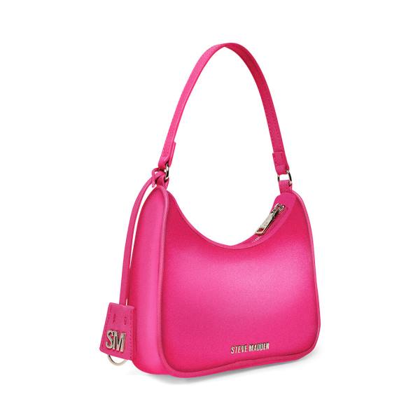 Bolsas De Ombro Steve Madden Bpaula Satin Feminino Rosa | SM-628DI