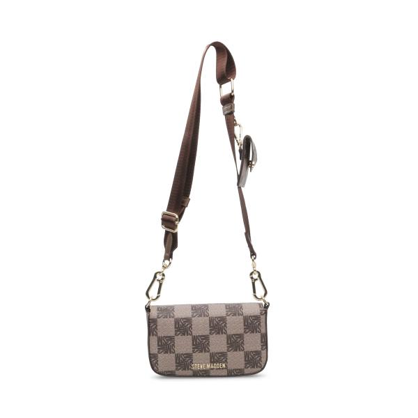 Bolsas De Ombro Steve Madden Bperks Feminino Marrom | SM-514US