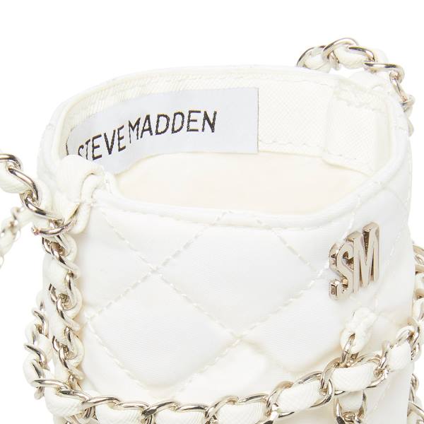 Bolsas De Ombro Steve Madden Bquench Feminino Branco | SM-532NF