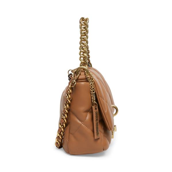 Bolsas De Ombro Steve Madden Bterra Camel Feminino Marrom | SM-983KW