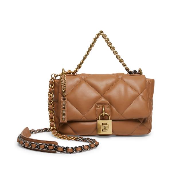 Bolsas De Ombro Steve Madden Bterra Camel Feminino Marrom | SM-983KW