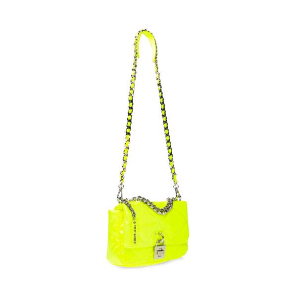 Bolsas De Ombro Steve Madden Bterra Envernizados Feminino Amarelas | SM-834WI