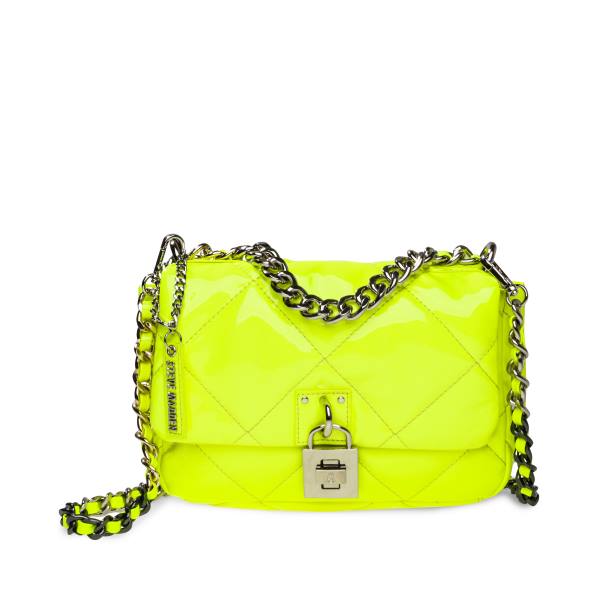 Bolsas De Ombro Steve Madden Bterra Envernizados Feminino Amarelas | SM-834WI