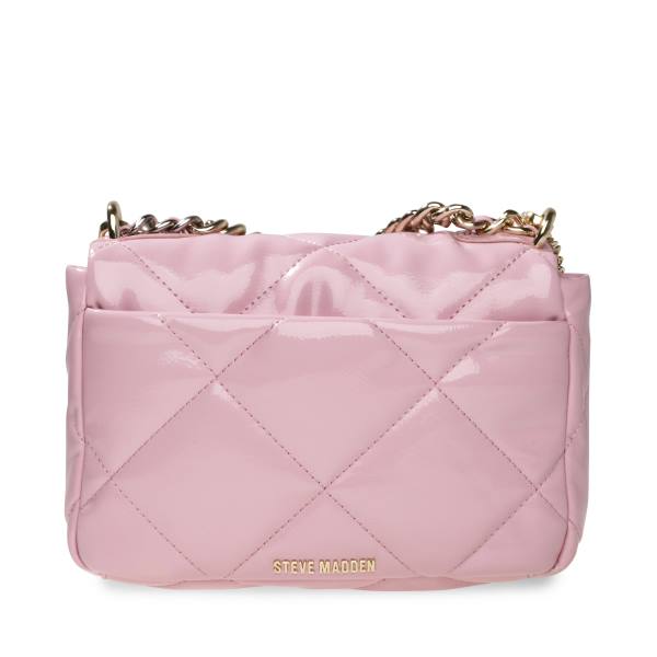 Bolsas De Ombro Steve Madden Bterra Envernizados Feminino Luz Rosa | SM-914WV