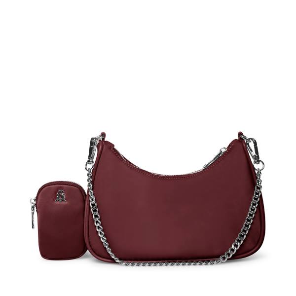 Bolsas De Ombro Steve Madden Bvital Burgundy Feminino Bordeaux | SM-127QH