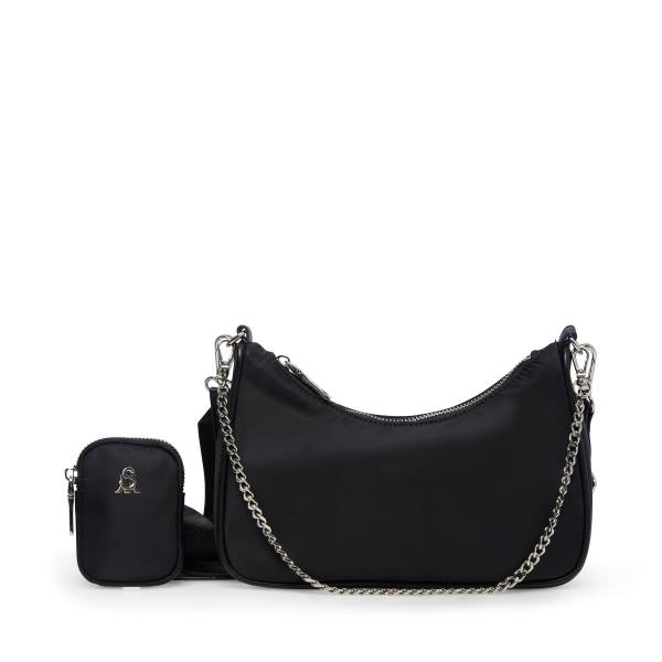 Bolsas De Ombro Steve Madden Bvital Feminino Pretas | SM-592HU