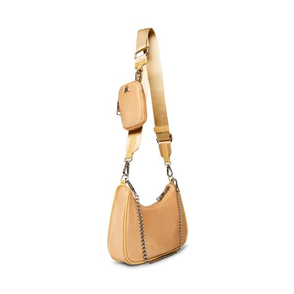 Bolsas De Ombro Steve Madden Bvital Tan Feminino Bege | SM-790YK