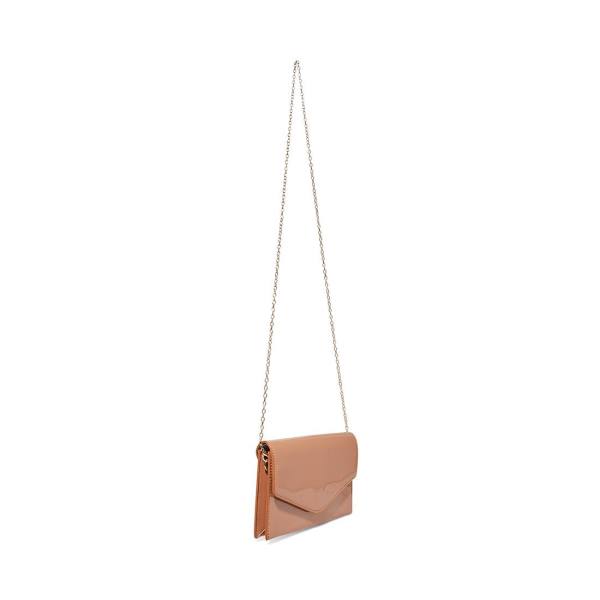 Bolsas De Ombro Steve Madden Bworldly Camel Envernizados Feminino Marrom | SM-547UA