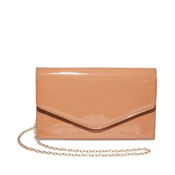 Bolsas De Ombro Steve Madden Bworldly Camel Envernizados Feminino Marrom | SM-547UA