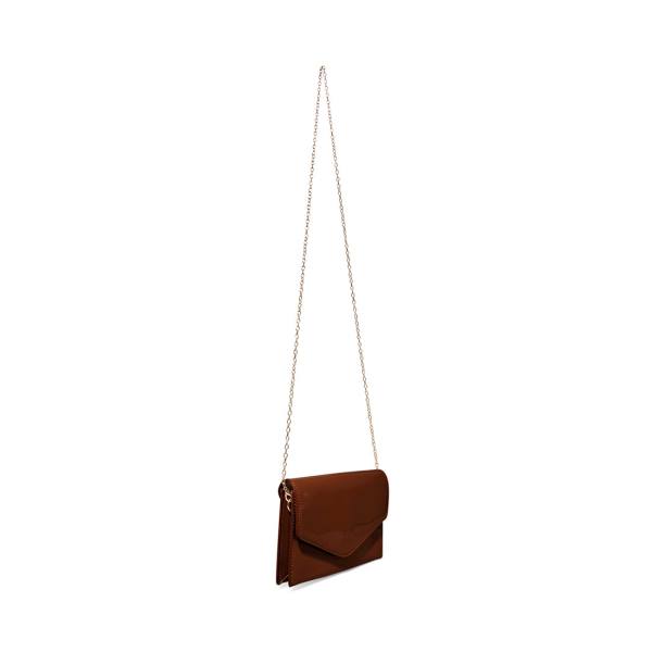 Bolsas De Ombro Steve Madden Bworldly Cognac Feminino Marrom Escuro | SM-392TZ