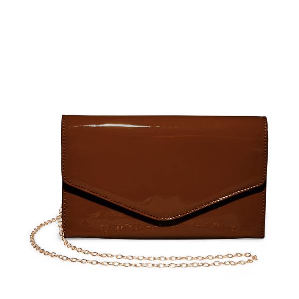 Bolsas De Ombro Steve Madden Bworldly Cognac Feminino Marrom Escuro | SM-392TZ