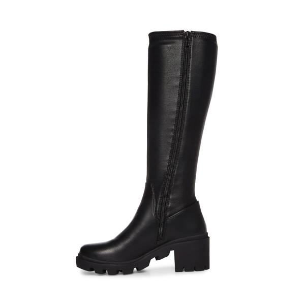 Botas Steve Madden Aberdeen Feminino Pretas | SM-539KU