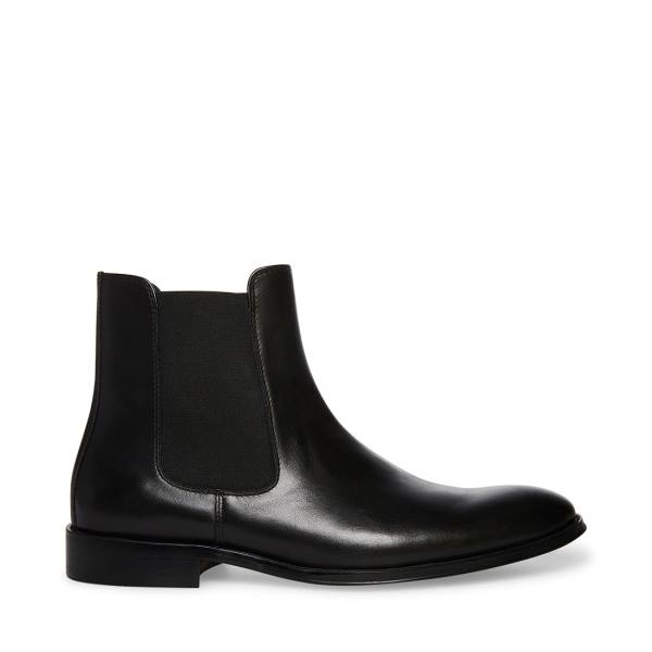 Botas Steve Madden Adamo Couro Masculino Pretas | SM-580PF