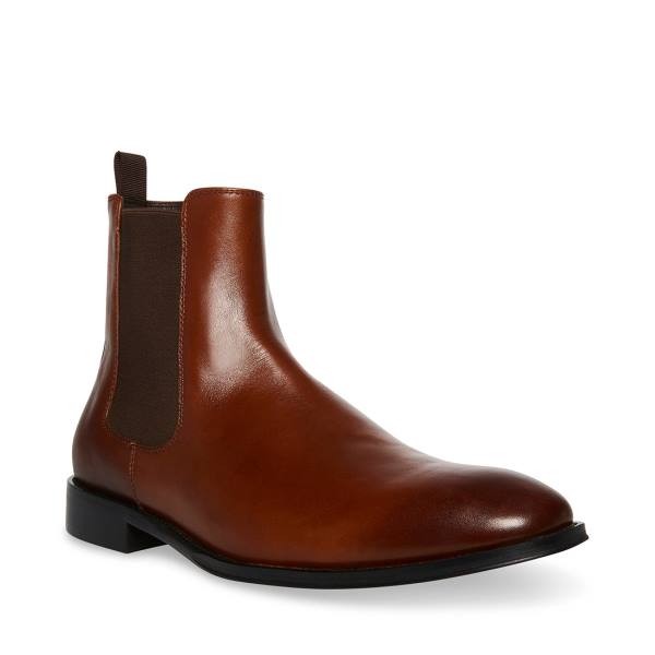 Botas Steve Madden Adamo Couro Masculino Marrom | SM-731LX