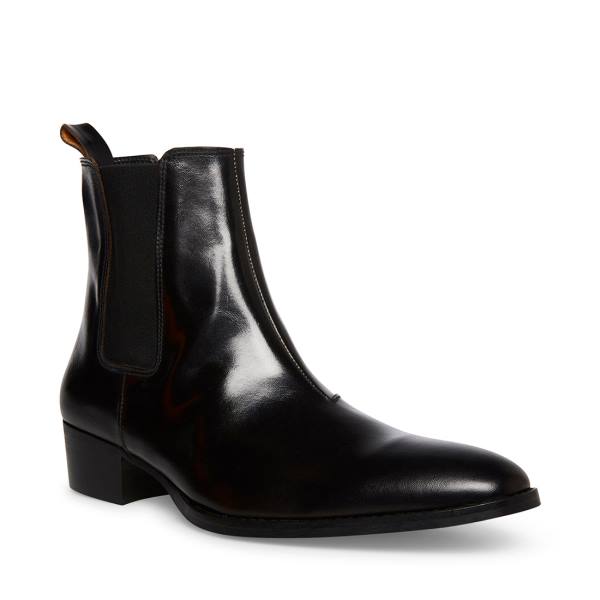 Botas Steve Madden Dex Box Masculino Pretas | SM-647DO