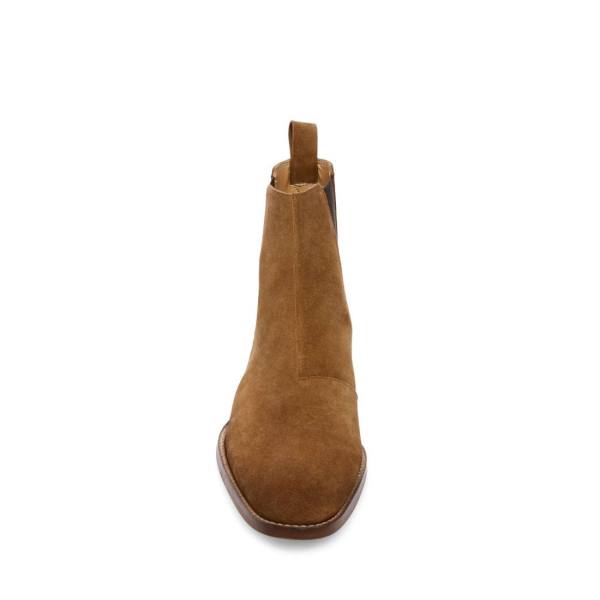 Botas Steve Madden Dex Tan Camurça Masculino Marrom | SM-915UO