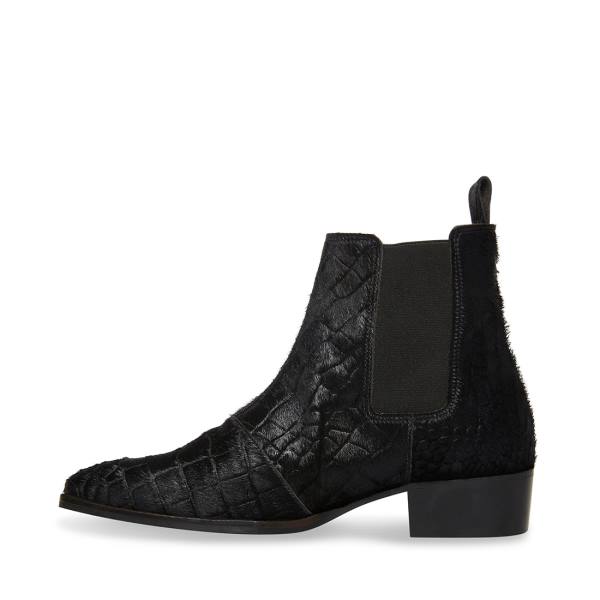 Botas Steve Madden Dex-p Pony Masculino Pretas | SM-486KT