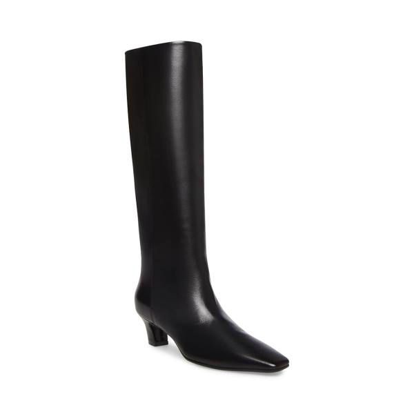 Botas Steve Madden Empire Couro Feminino Pretas | SM-625KR