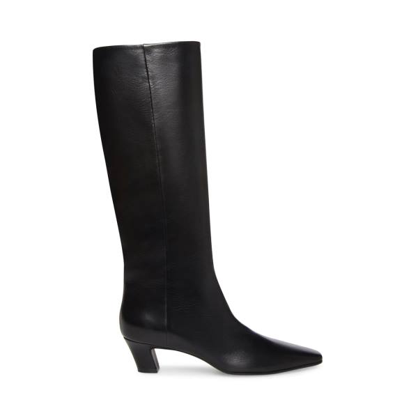 Botas Steve Madden Empire Couro Feminino Pretas | SM-625KR