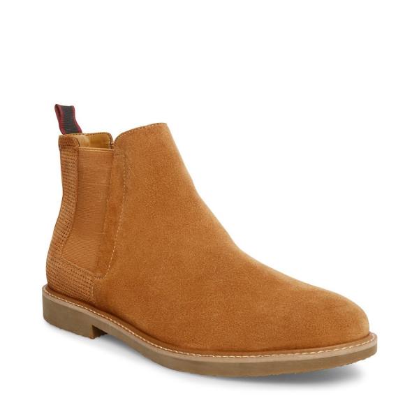 Botas Steve Madden Highlyte Tan Camurça Masculino Marrom | SM-203XC