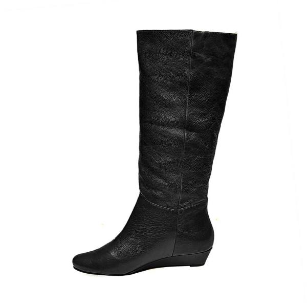 Botas Steve Madden Intyce Couro Feminino Pretas | SM-568PE