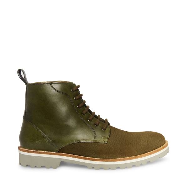 Botas Steve Madden Kamryn Masculino Caqui | SM-532BY