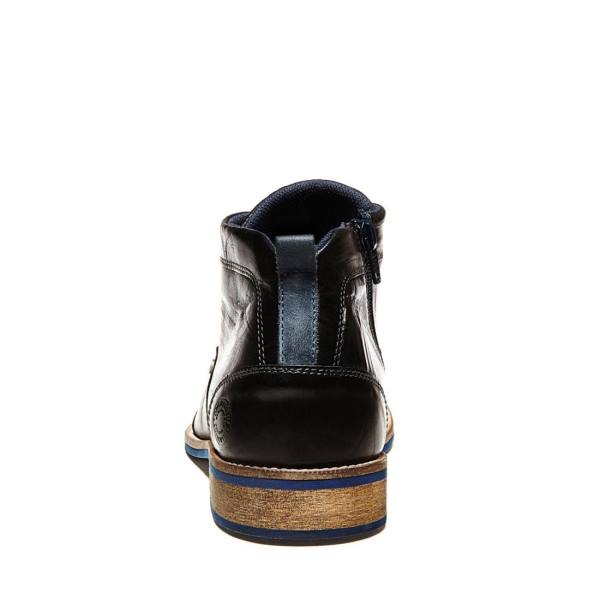 Botas Steve Madden Kramerr Couro Masculino Pretas | SM-508DN