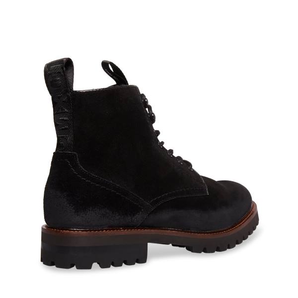 Botas Steve Madden Mackee Camurça Masculino Pretas | SM-358RQ