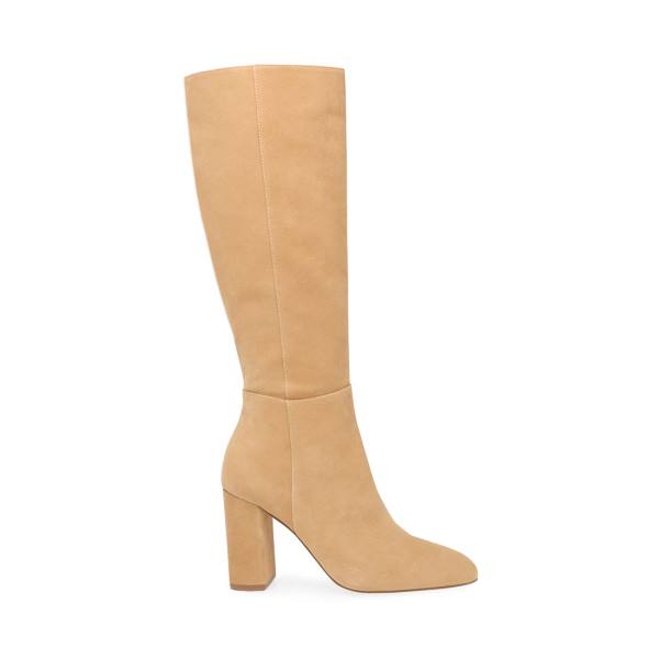 Botas Steve Madden Ninny Camel Camurça Feminino Marrom | SM-135DJ