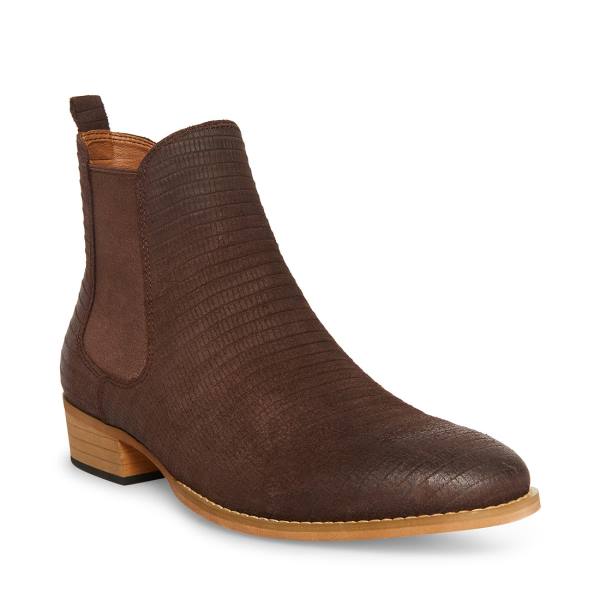 Botas Steve Madden Paterson Camurça Masculino Marrom | SM-174WK