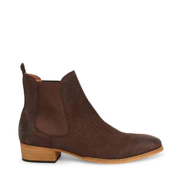 Botas Steve Madden Paterson Camurça Masculino Marrom | SM-174WK