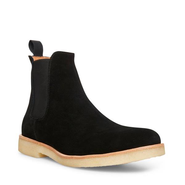 Botas Steve Madden Wilshire Camurça Masculino Pretas | SM-347KN