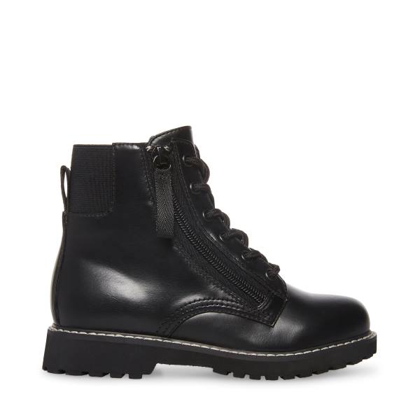 Botins Steve Madden Abettyy Criança Pretas | SM-816VX