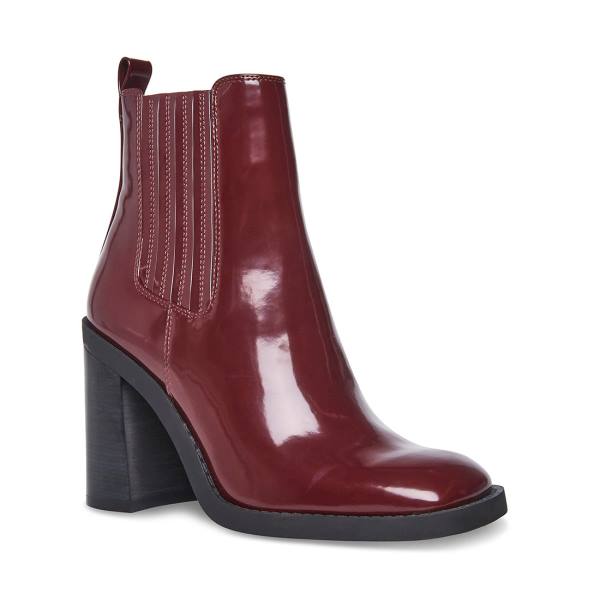 Botins Steve Madden Acker Burgundy Feminino Bordeaux | SM-847OI