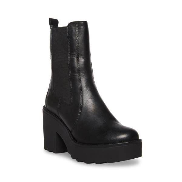 Botins Steve Madden Andara Couro Feminino Pretas | SM-968MH