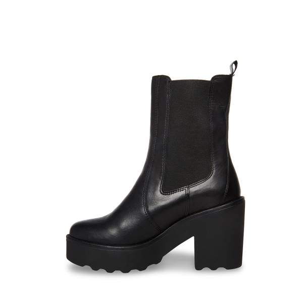 Botins Steve Madden Andara Couro Feminino Pretas | SM-968MH