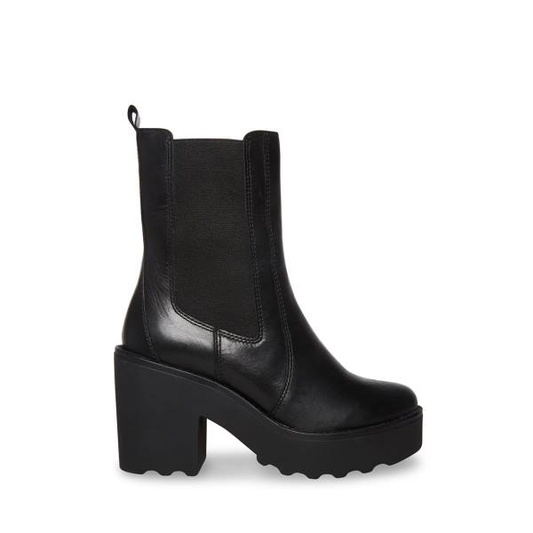 Botins Steve Madden Andara Couro Feminino Pretas | SM-968MH