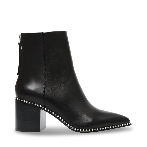 Botins Steve Madden Aquarius Couro Feminino Pretas | SM-428UR