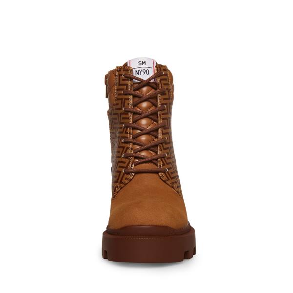 Botins Steve Madden Aryn Tan Feminino Marrom Multicoloridas | SM-325LZ