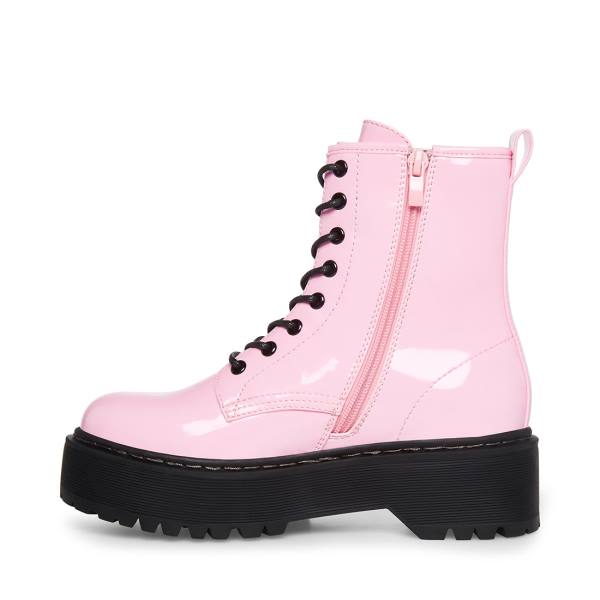 Botins Steve Madden Bettyy Envernizados Feminino Rosa | SM-123CK