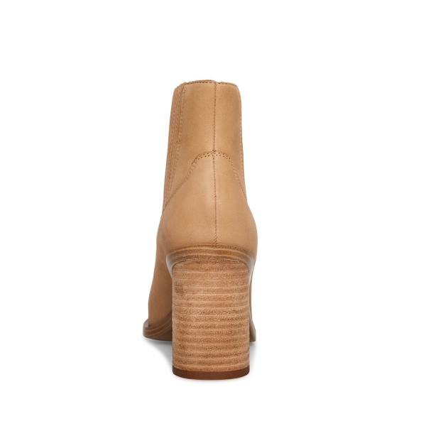 Botins Steve Madden Catreena Tan Nubuck Feminino Marrom | SM-072ZP