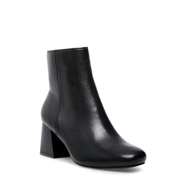 Botins Steve Madden Davist Couro Feminino Pretas | SM-548KO