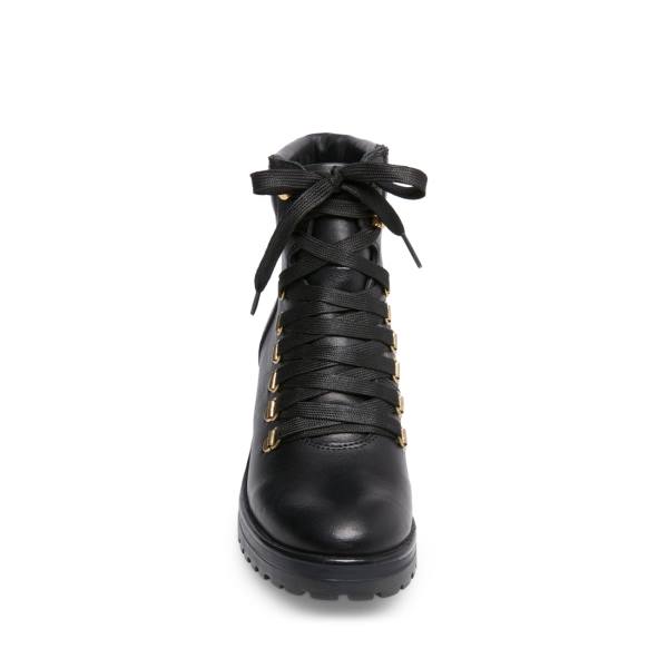 Botins Steve Madden Galway Couro Feminino Pretas | SM-387BX